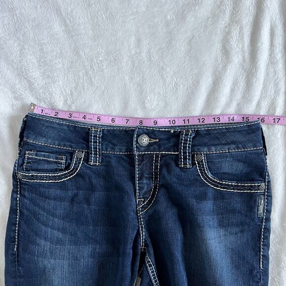 Silver Suki Skinny Jeans W30/L29 Dark Wash - Picture 11 of 11